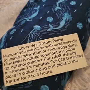 Lavender Dream Eye Pillow with Mermaids